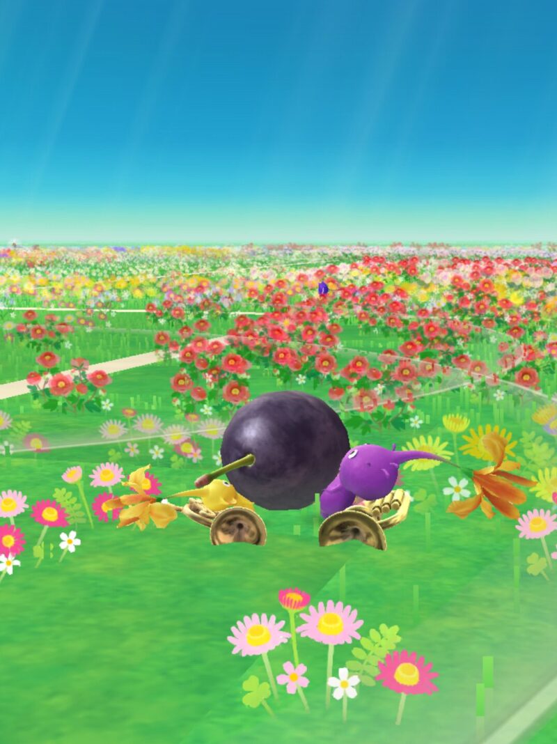 黄ピクミンと紫ピクミンのおつかい