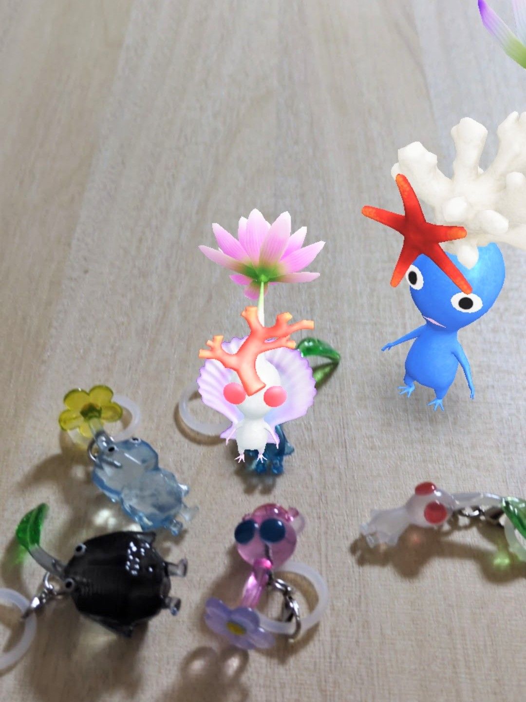 サンゴデコピクミンとめじるしアクセサリー