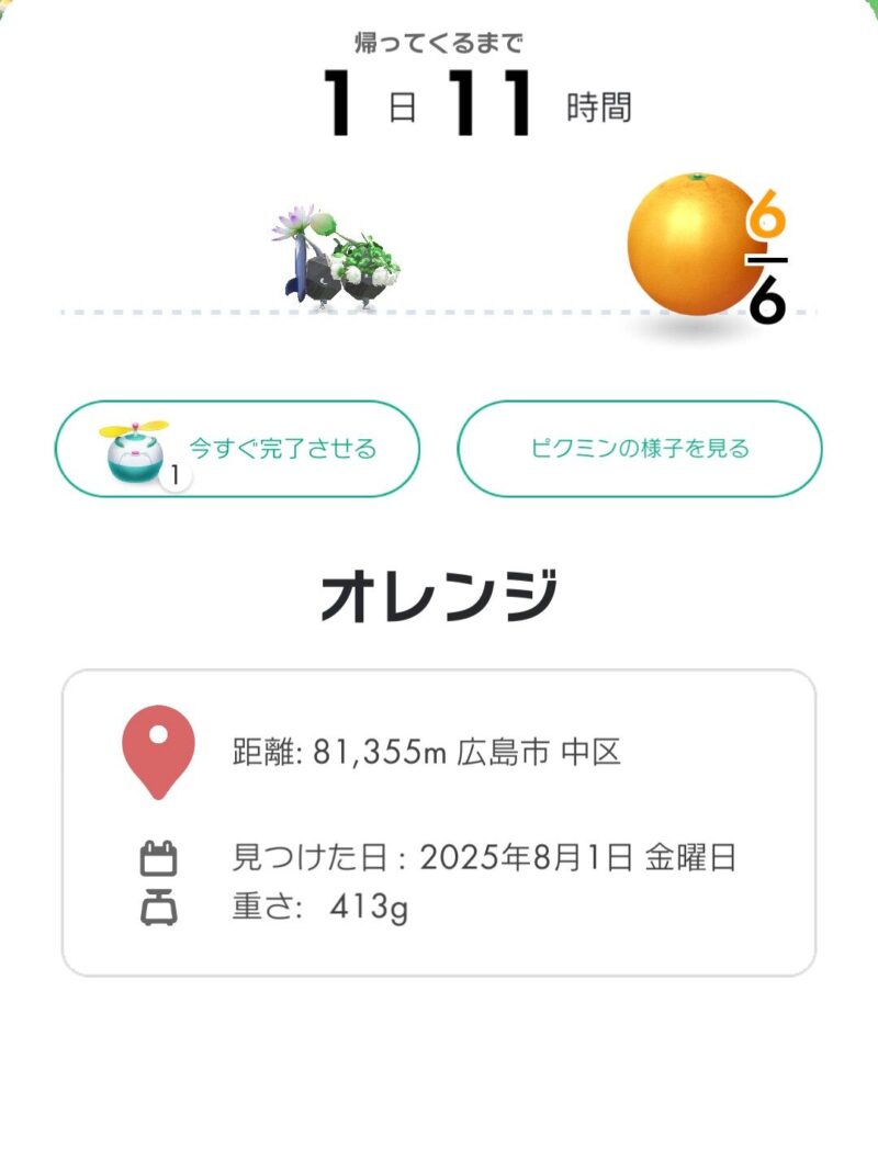 広島市へオレンジのおつかい