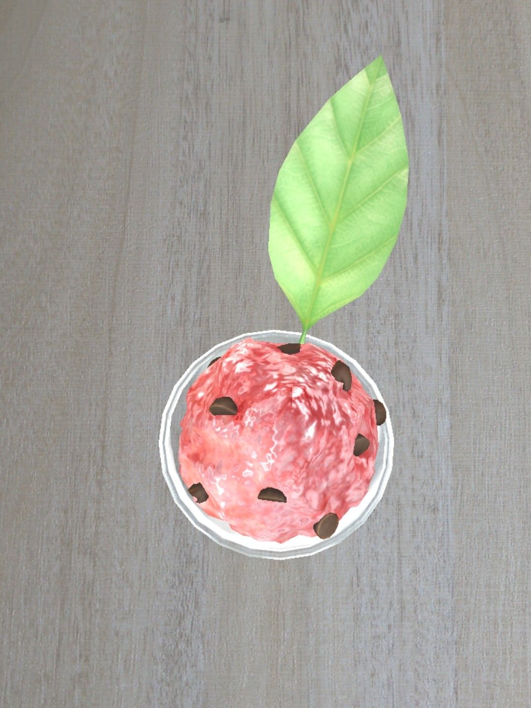かき氷デコの白ピクミン