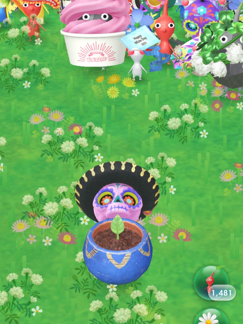 カラベラデコの青ピクミン