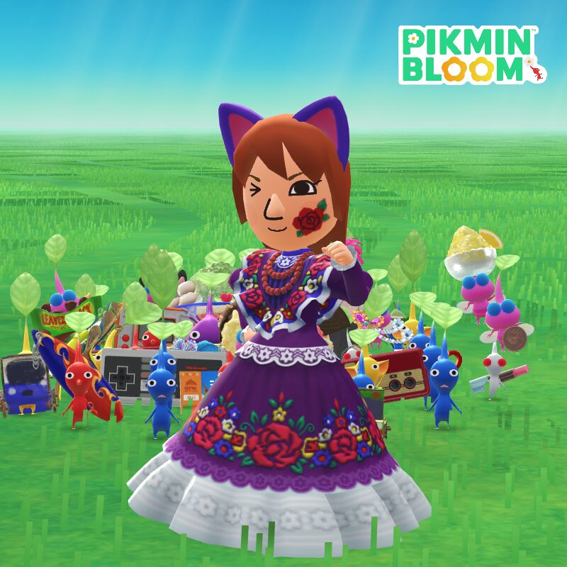 エレガンテ・フィエスタのドレスを着たMii