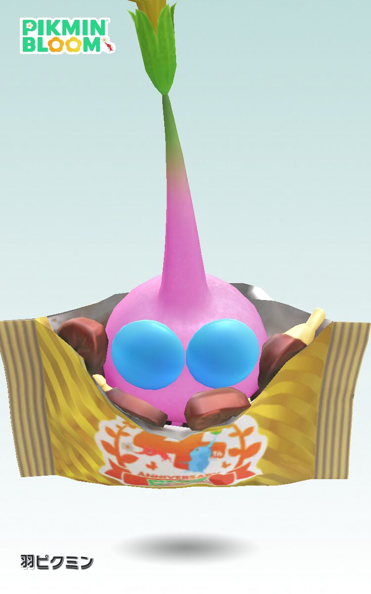 4周年記念のお菓子デコの羽ピクミン