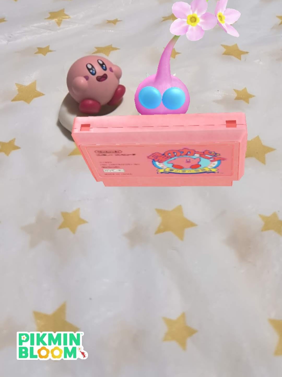 ゲームカセットデコ羽ピクミンとカービィ