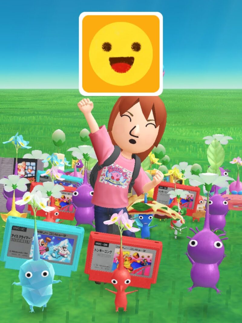 喜ぶピクミン達