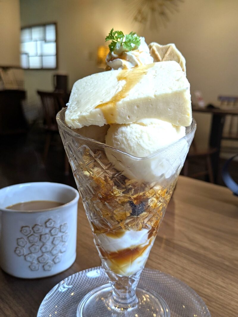 カフェで休憩